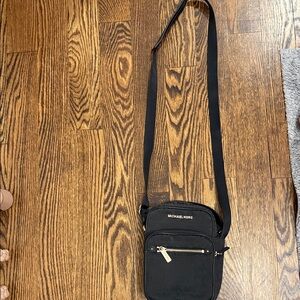 Michael Kors Black Crossbody Nylon Shoulder Bag